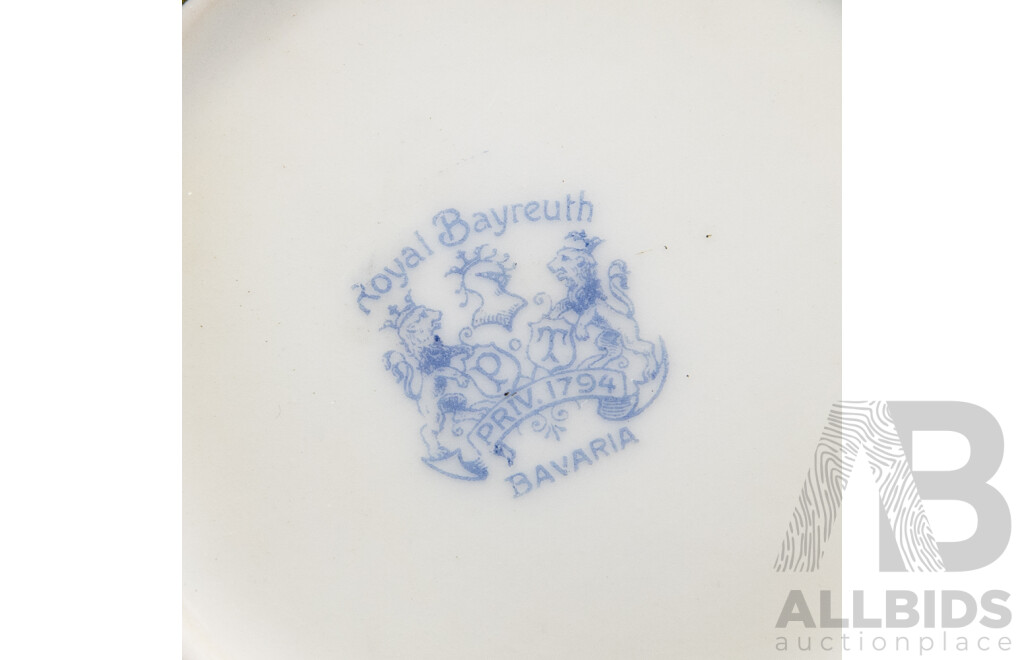 Royal Bayreuth Bavaria Posey Vases with Highland Cattle