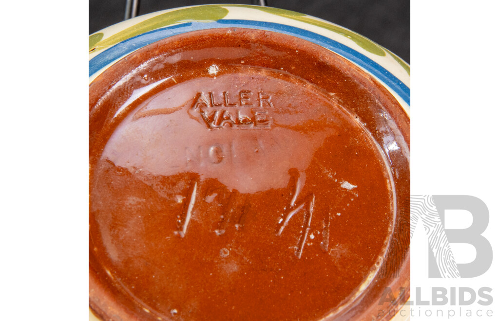 Two Vintage Pieces of Mottoware, Dartmouth Pottery and Aller Vale