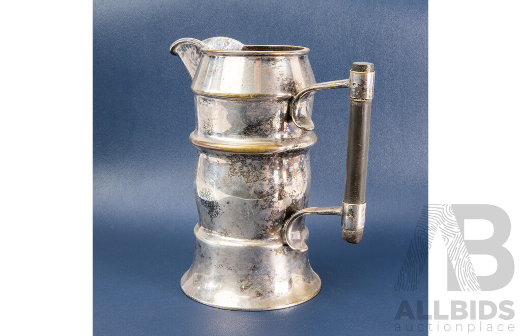 Antique Silver Plated Water Jug, 19th Century