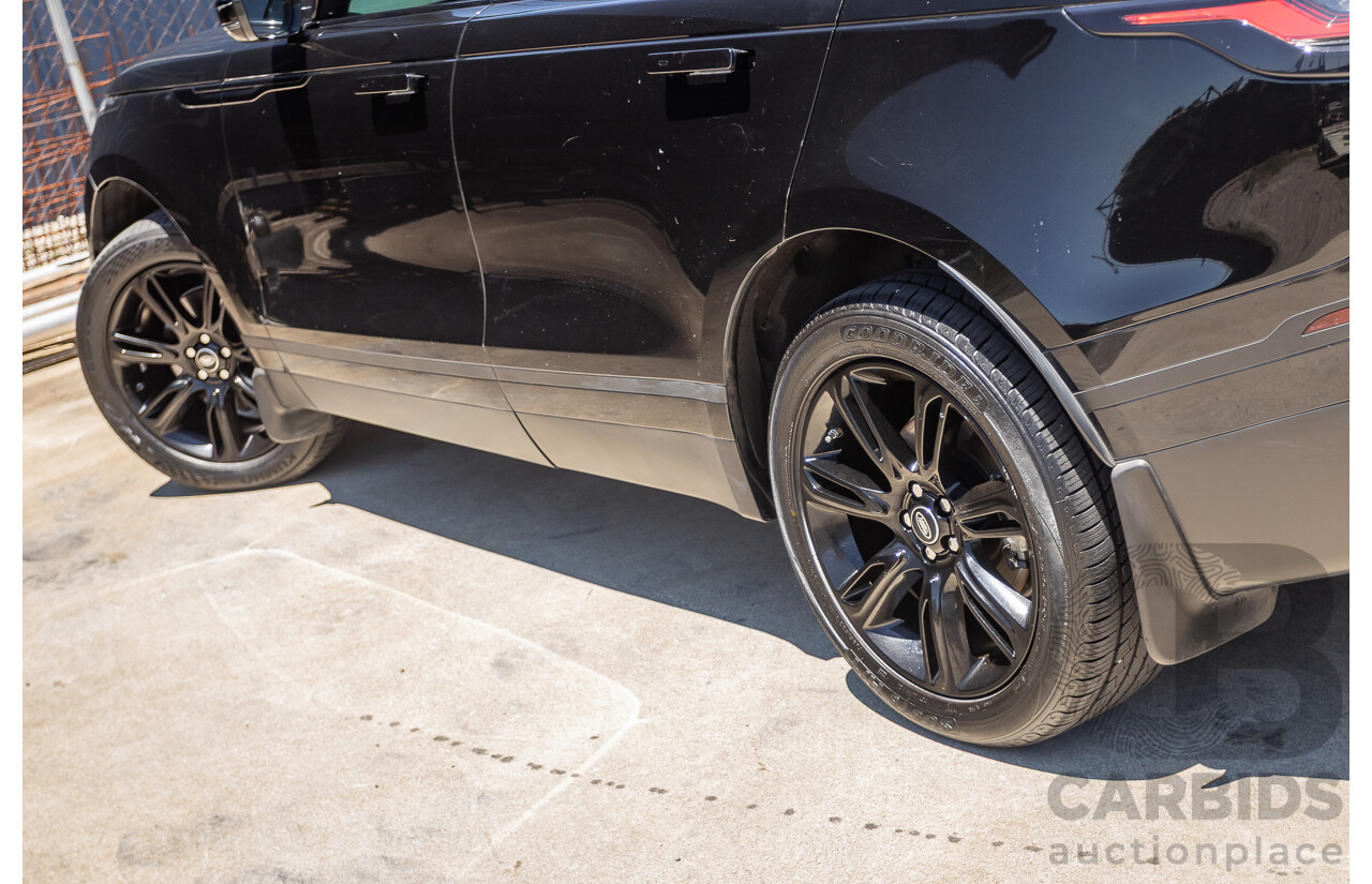 3/2018 Range Rover Velar D240 S (AWD) MY18 4D Wagon Santorini Black Metallic Turbo Diesel 2.0L