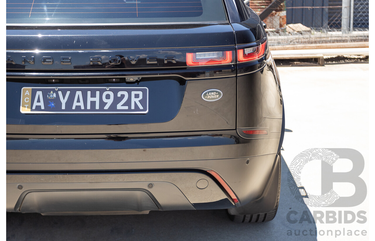 3/2018 Range Rover Velar D240 S (AWD) MY18 4D Wagon Santorini Black Metallic Turbo Diesel 2.0L