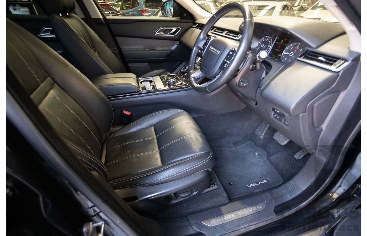 3/2018 Range Rover Velar D240 S (AWD) MY18 4D Wagon Santorini Black Metallic Turbo Diesel 2.0L