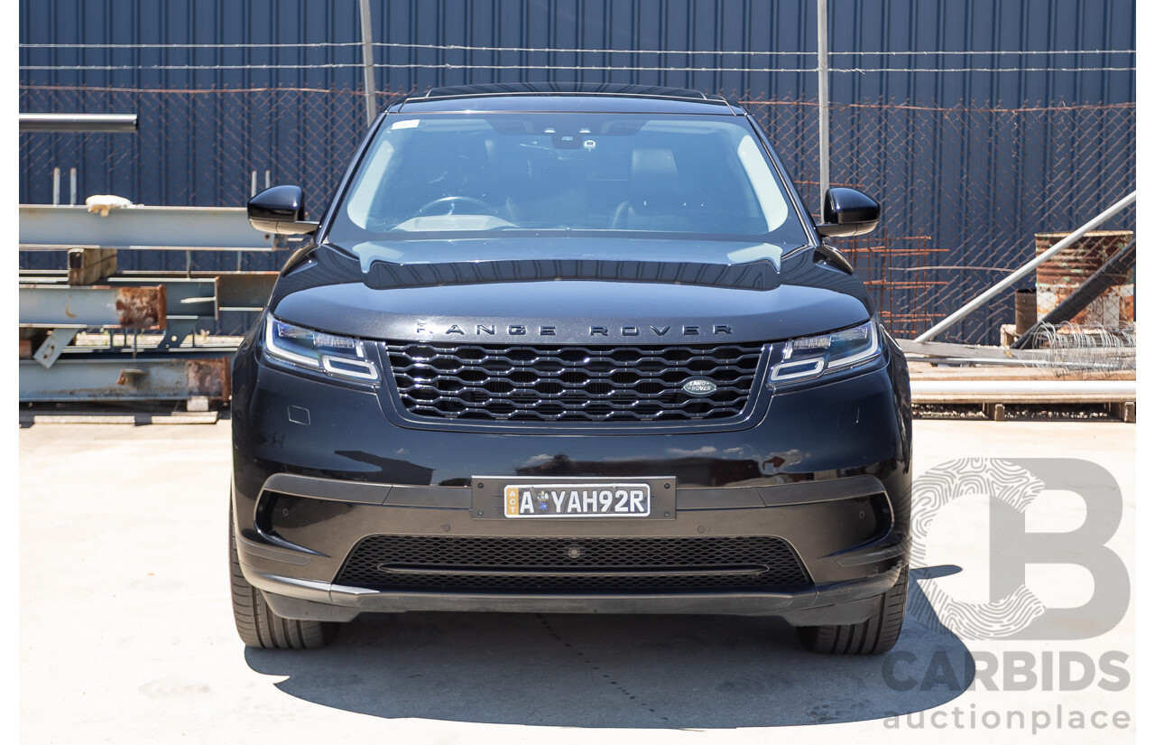 3/2018 Range Rover Velar D240 S (AWD) MY18 4D Wagon Santorini Black Metallic Turbo Diesel 2.0L