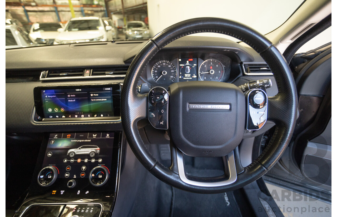 3/2018 Range Rover Velar D240 S (AWD) MY18 4D Wagon Santorini Black Metallic Turbo Diesel 2.0L