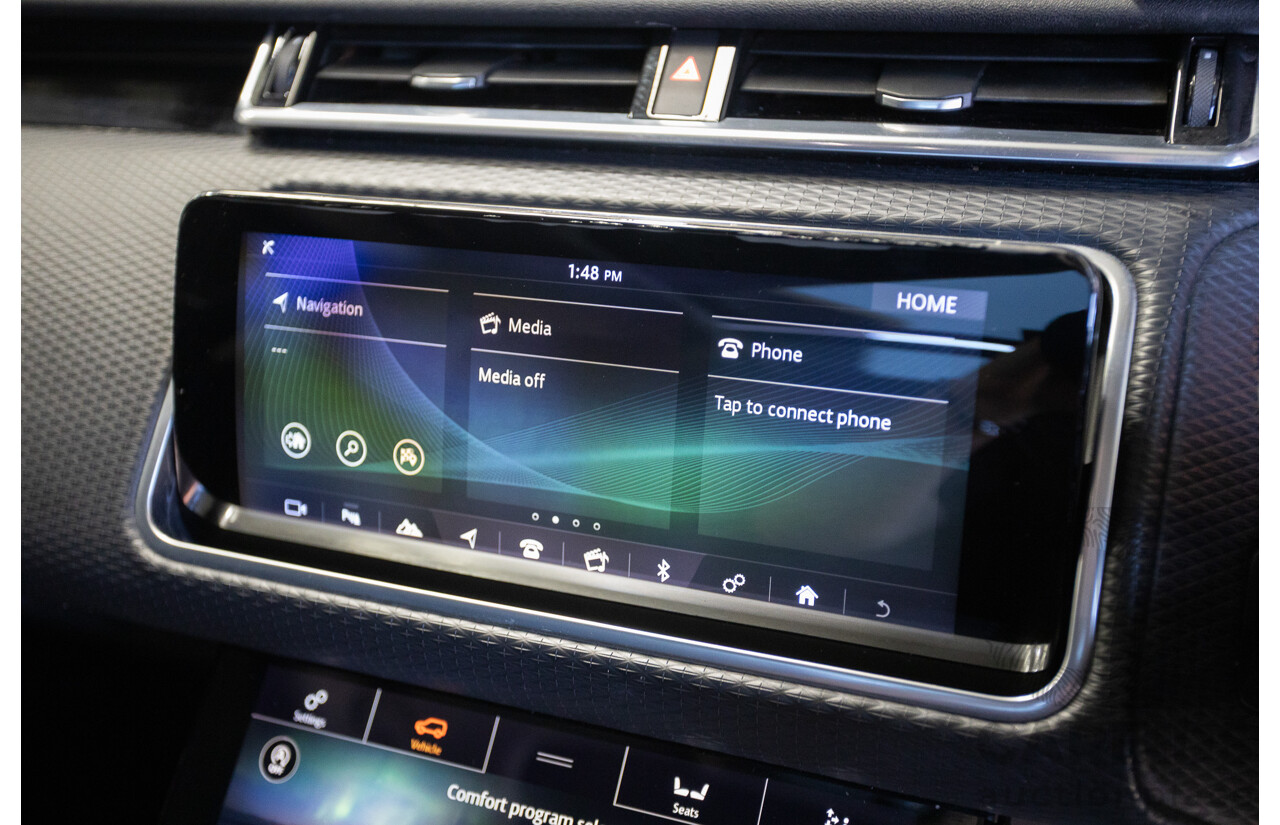 3/2018 Range Rover Velar D240 S (AWD) MY18 4D Wagon Santorini Black Metallic Turbo Diesel 2.0L