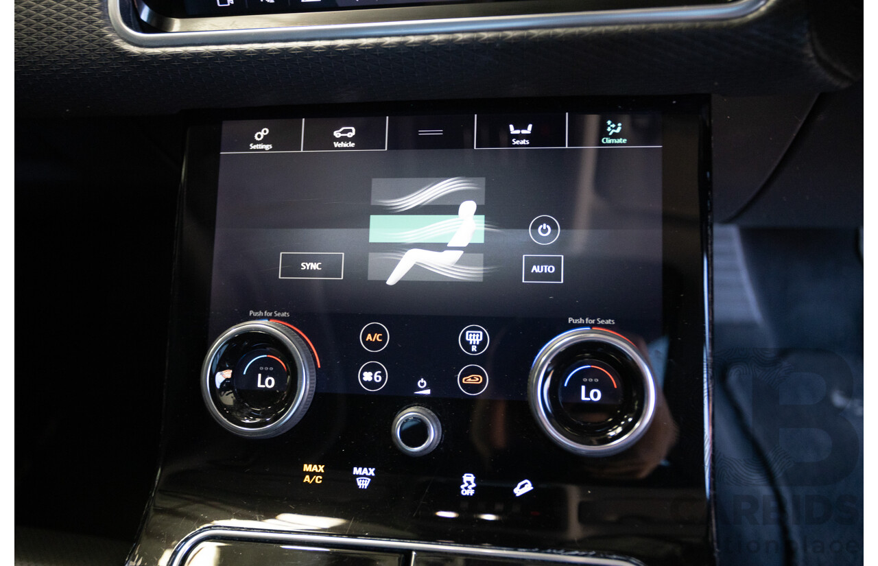 3/2018 Range Rover Velar D240 S (AWD) MY18 4D Wagon Santorini Black Metallic Turbo Diesel 2.0L