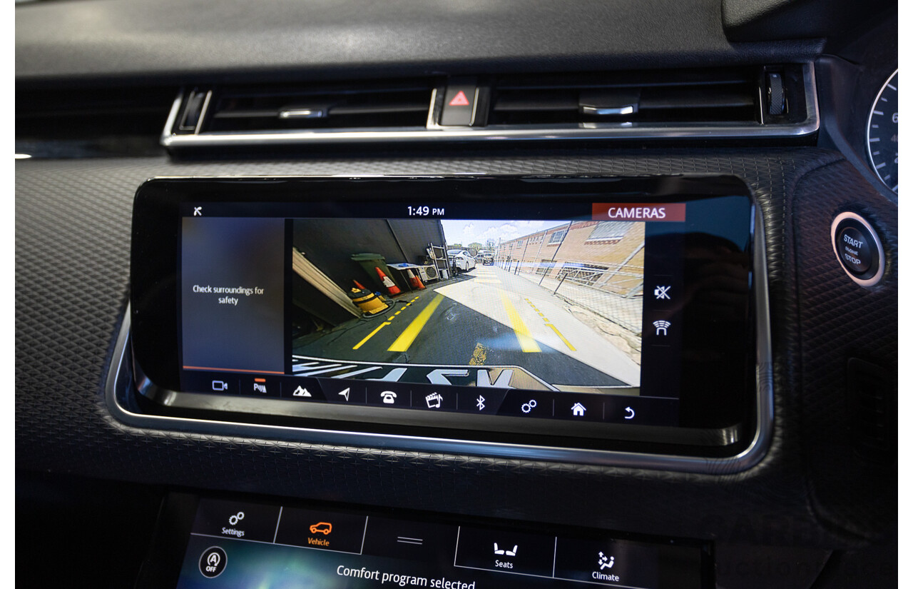 3/2018 Range Rover Velar D240 S (AWD) MY18 4D Wagon Santorini Black Metallic Turbo Diesel 2.0L