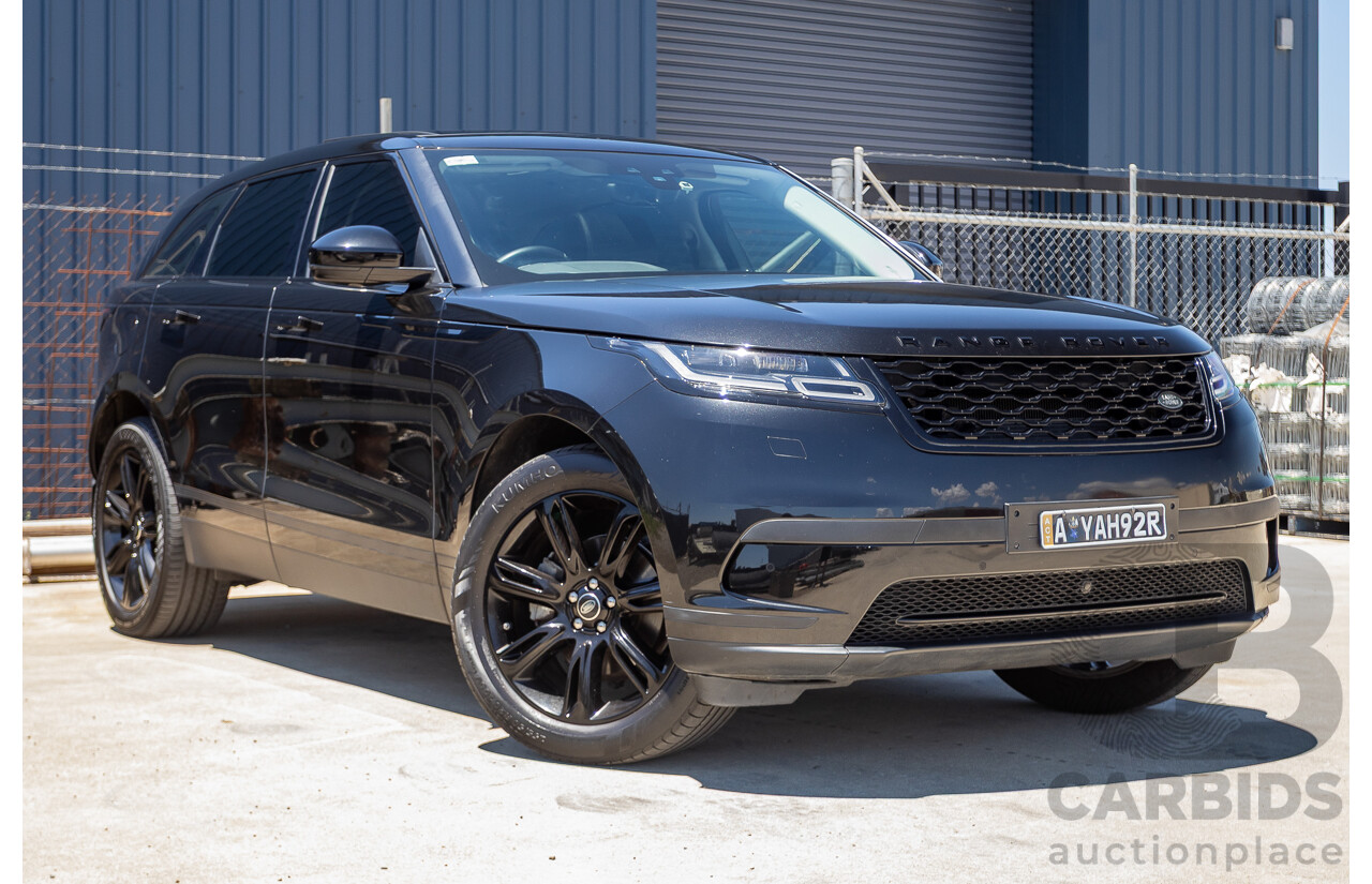 3/2018 Range Rover Velar D240 S (AWD) MY18 4D Wagon Santorini Black Metallic Turbo Diesel 2.0L