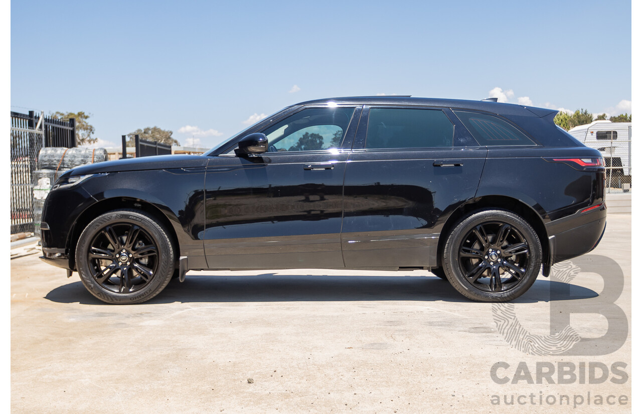 3/2018 Range Rover Velar D240 S (AWD) MY18 4D Wagon Santorini Black Metallic Turbo Diesel 2.0L