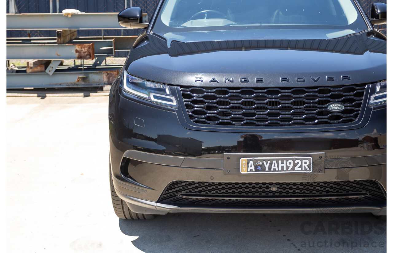 3/2018 Range Rover Velar D240 S (AWD) MY18 4D Wagon Santorini Black Metallic Turbo Diesel 2.0L