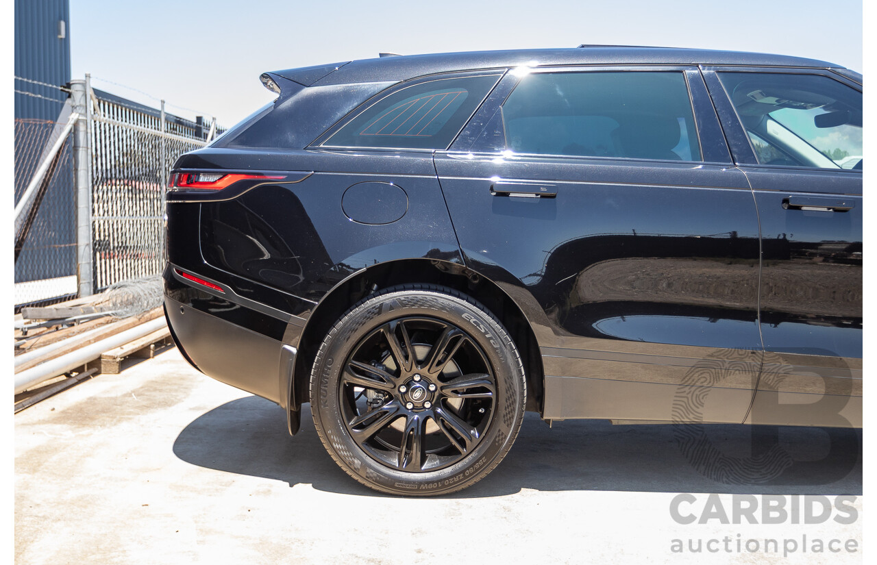 3/2018 Range Rover Velar D240 S (AWD) MY18 4D Wagon Santorini Black Metallic Turbo Diesel 2.0L