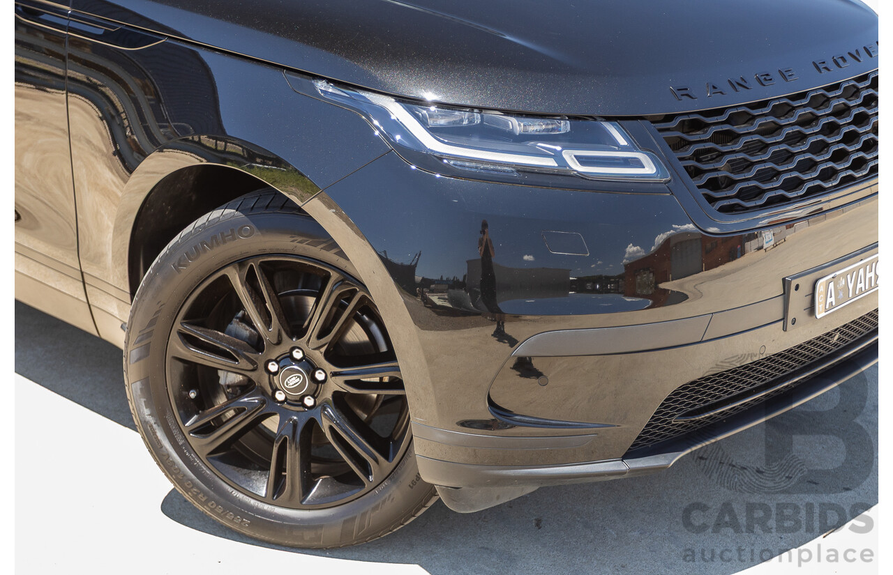 3/2018 Range Rover Velar D240 S (AWD) MY18 4D Wagon Santorini Black Metallic Turbo Diesel 2.0L
