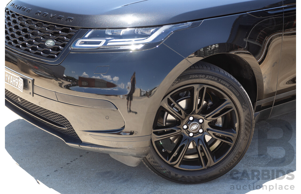 3/2018 Range Rover Velar D240 S (AWD) MY18 4D Wagon Santorini Black Metallic Turbo Diesel 2.0L
