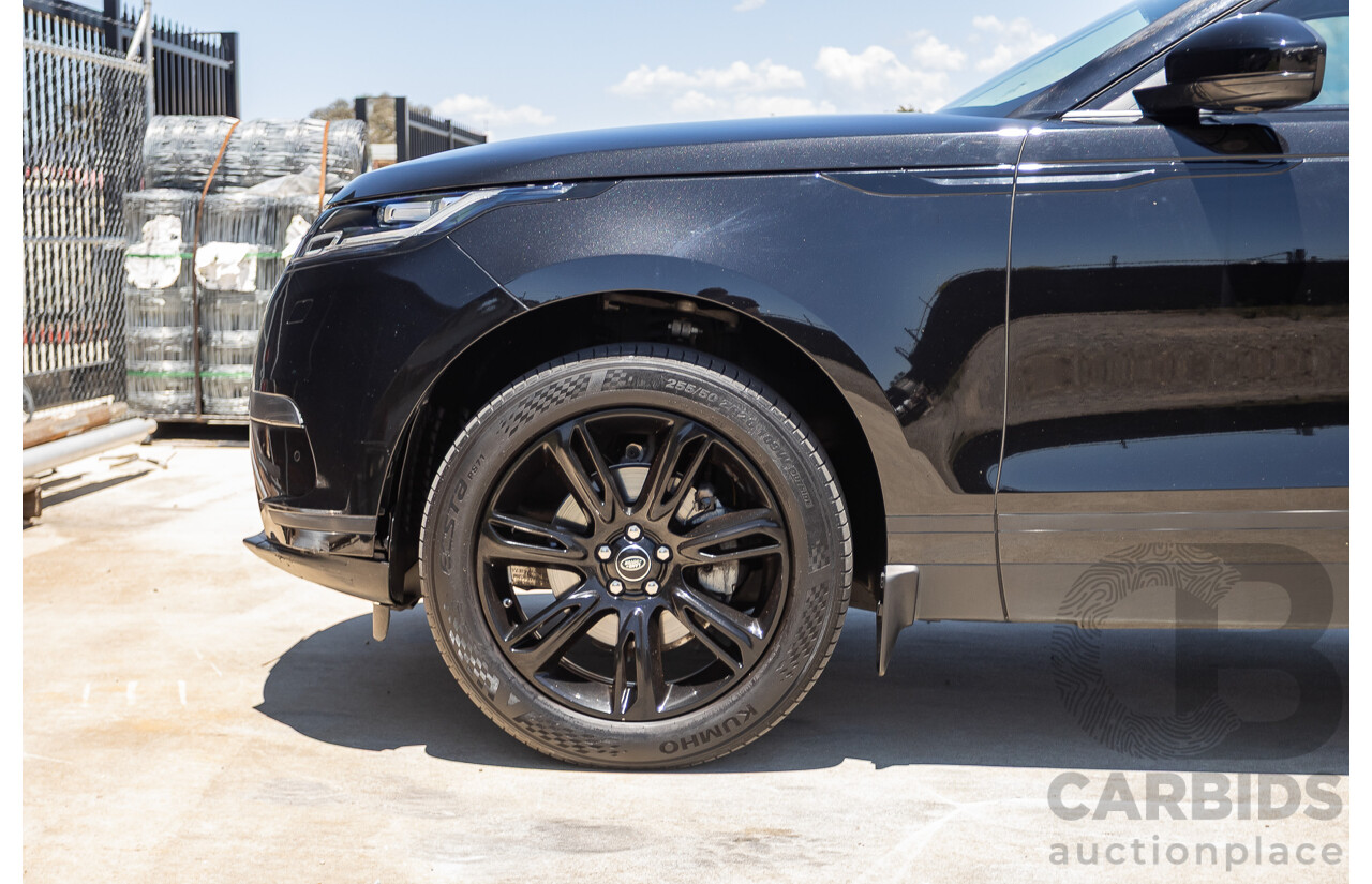 3/2018 Range Rover Velar D240 S (AWD) MY18 4D Wagon Santorini Black Metallic Turbo Diesel 2.0L