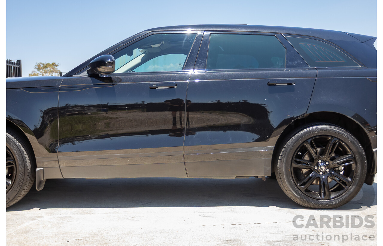 3/2018 Range Rover Velar D240 S (AWD) MY18 4D Wagon Santorini Black Metallic Turbo Diesel 2.0L