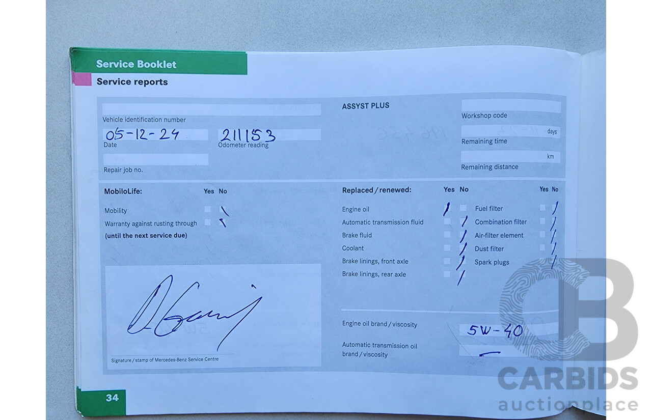 4/2008 Mercedes-Benz ML 320 CDI Luxury (4x4) W164 08 UPGRADE 4d Wagon Black 3.0L