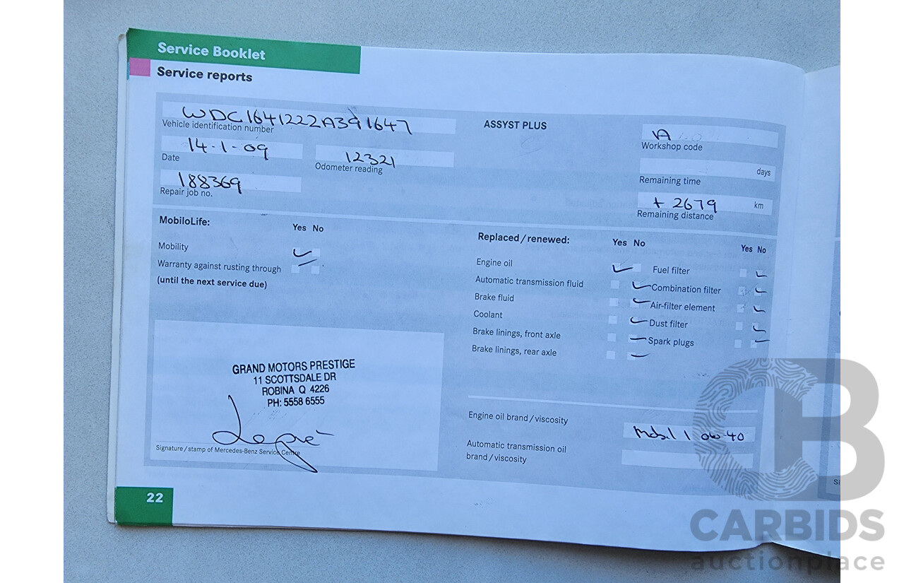 4/2008 Mercedes-Benz ML 320 CDI Luxury (4x4) W164 08 UPGRADE 4d Wagon Black 3.0L