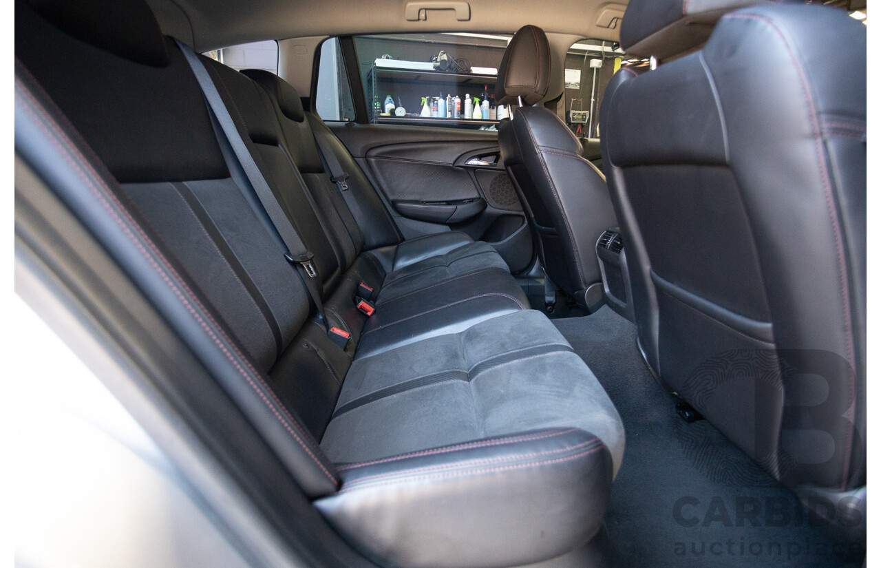 8/2016 Holden Commodore SV6 Black Edition VFII MY16 4D Sportwagon Nitrate Silver V6 3.6L