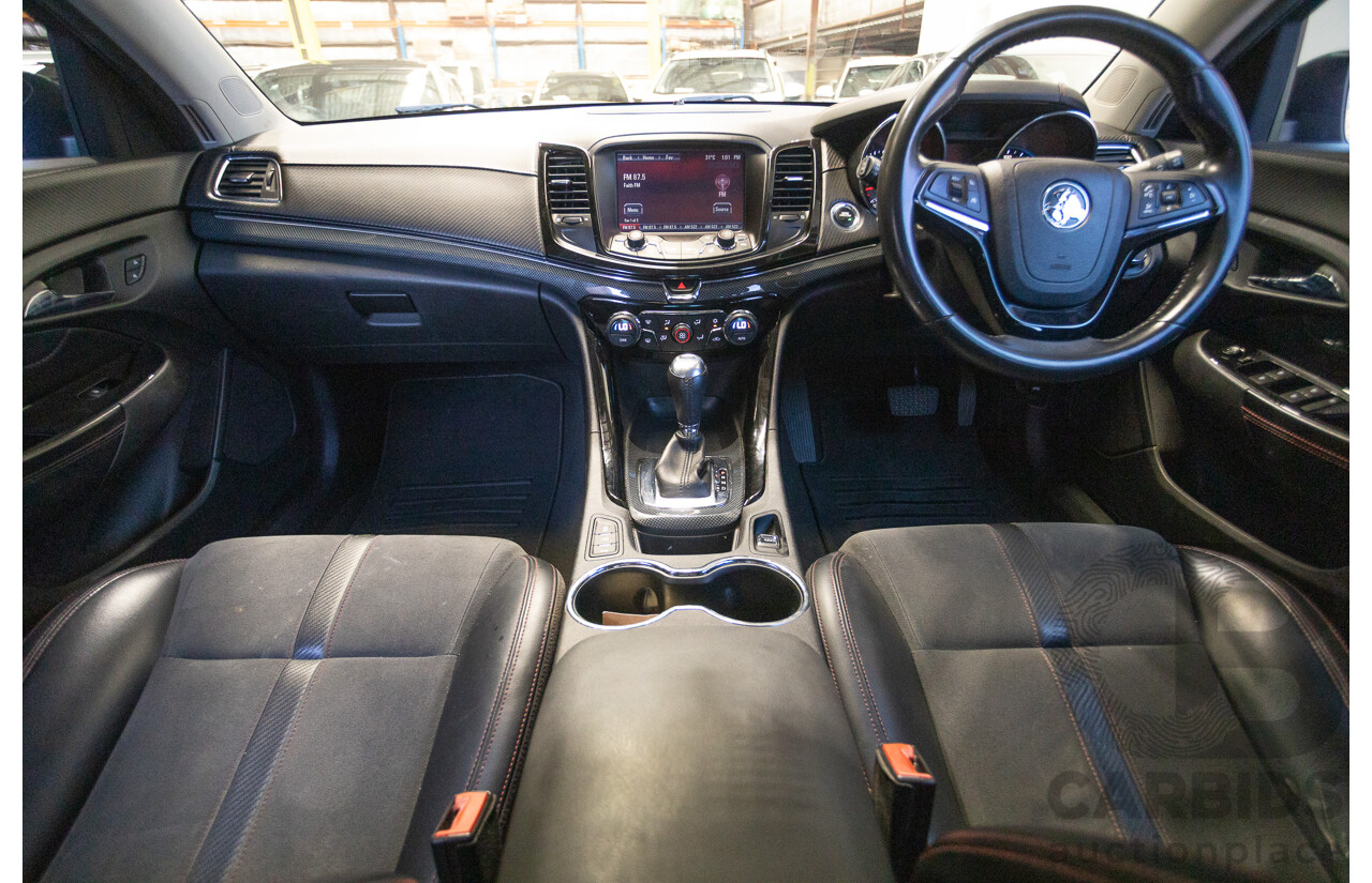 8/2016 Holden Commodore SV6 Black Edition VFII MY16 4D Sportwagon Nitrate Silver V6 3.6L