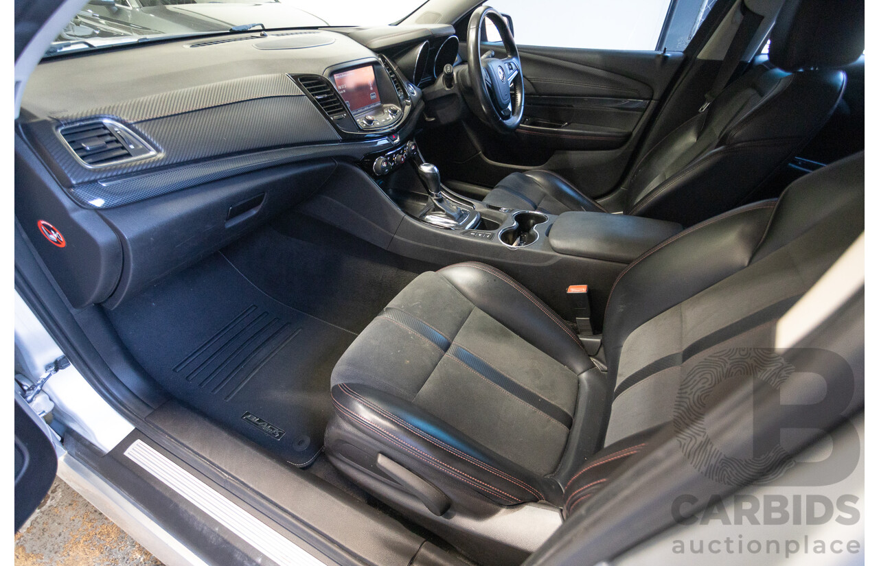 8/2016 Holden Commodore SV6 Black Edition VFII MY16 4D Sportwagon Nitrate Silver V6 3.6L