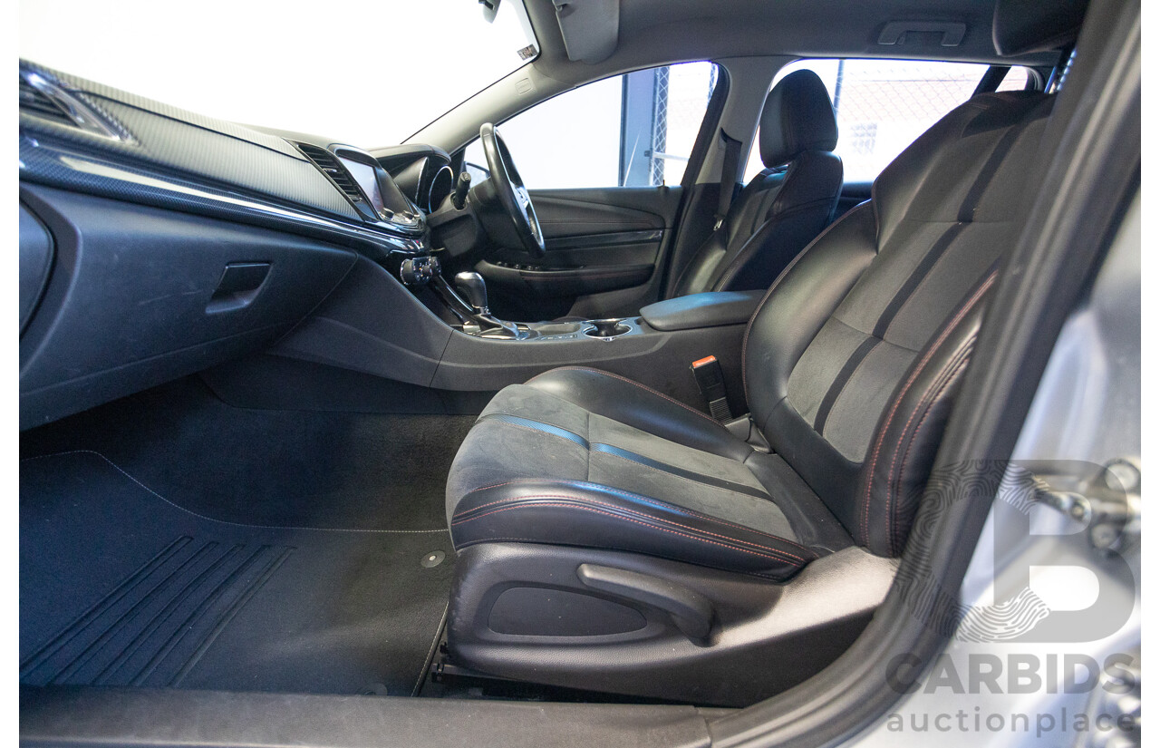 8/2016 Holden Commodore SV6 Black Edition VFII MY16 4D Sportwagon Nitrate Silver V6 3.6L