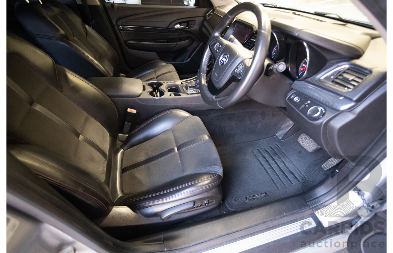 8/2016 Holden Commodore SV6 Black Edition VFII MY16 4D Sportwagon Nitrate Silver V6 3.6L