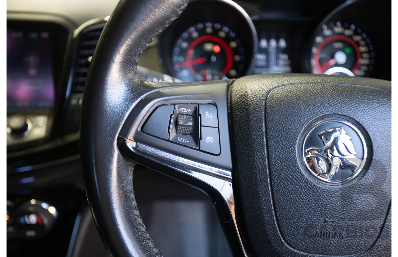 8/2016 Holden Commodore SV6 Black Edition VFII MY16 4D Sportwagon Nitrate Silver V6 3.6L