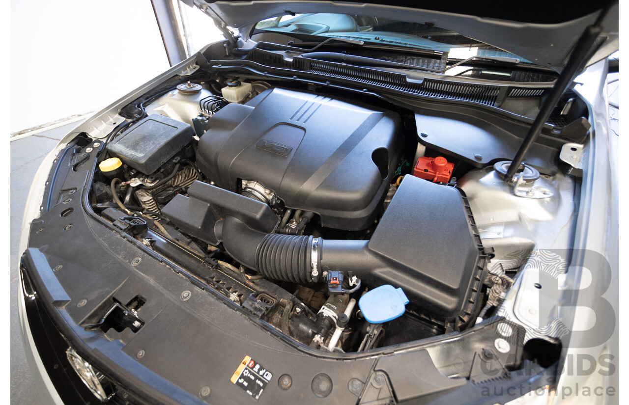 8/2016 Holden Commodore SV6 Black Edition VFII MY16 4D Sportwagon Nitrate Silver V6 3.6L