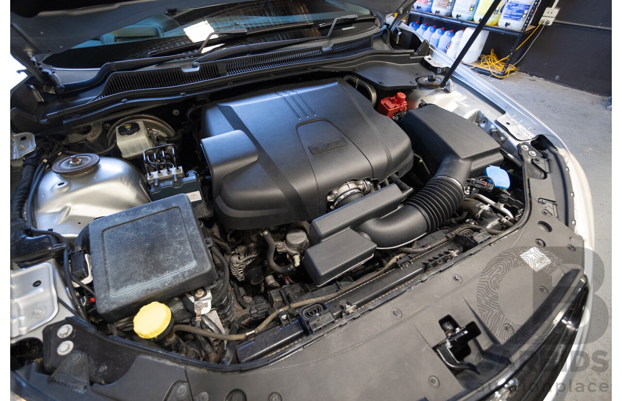 8/2016 Holden Commodore SV6 Black Edition VFII MY16 4D Sportwagon Nitrate Silver V6 3.6L