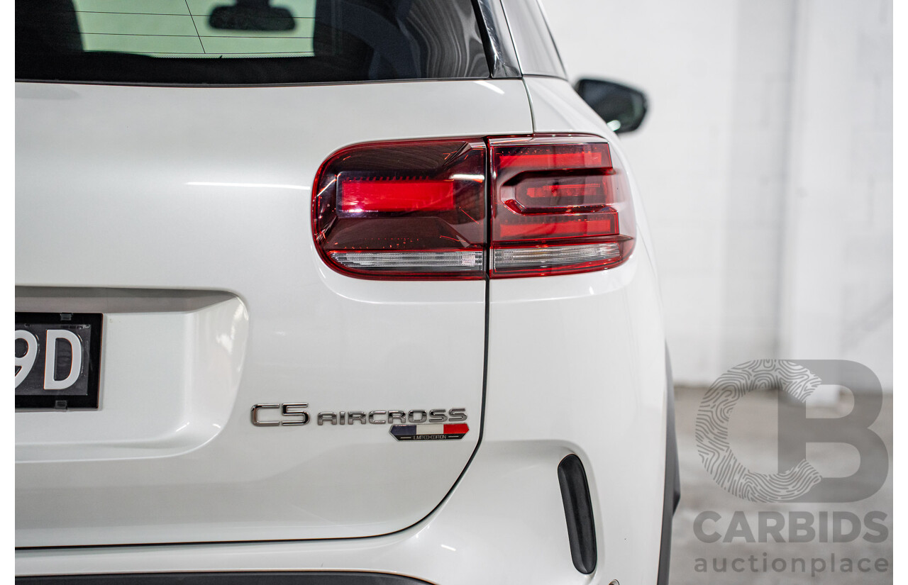 04/2023 Citroen C5 Aircross Sport 1.6 THP 133 (FWD) C84 MY23 5d Wagon Pearl White Turbo 1.6L