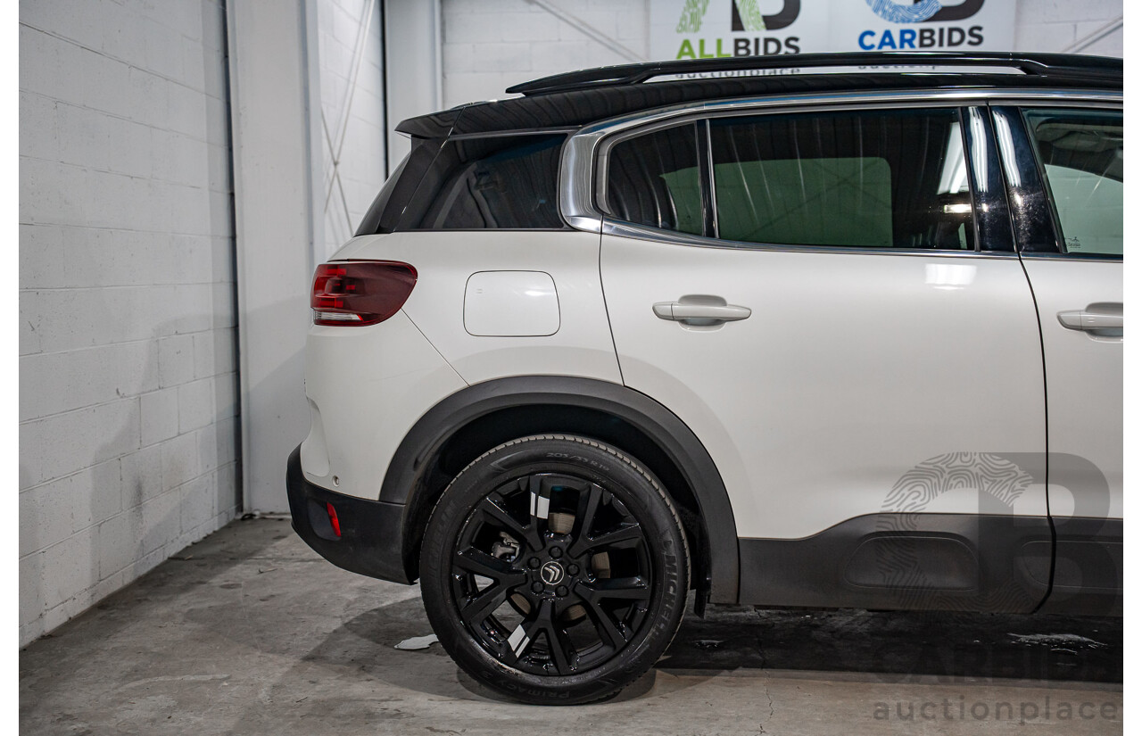 04/2023 Citroen C5 Aircross Sport 1.6 THP 133 (FWD) C84 MY23 5d Wagon Pearl White Turbo 1.6L