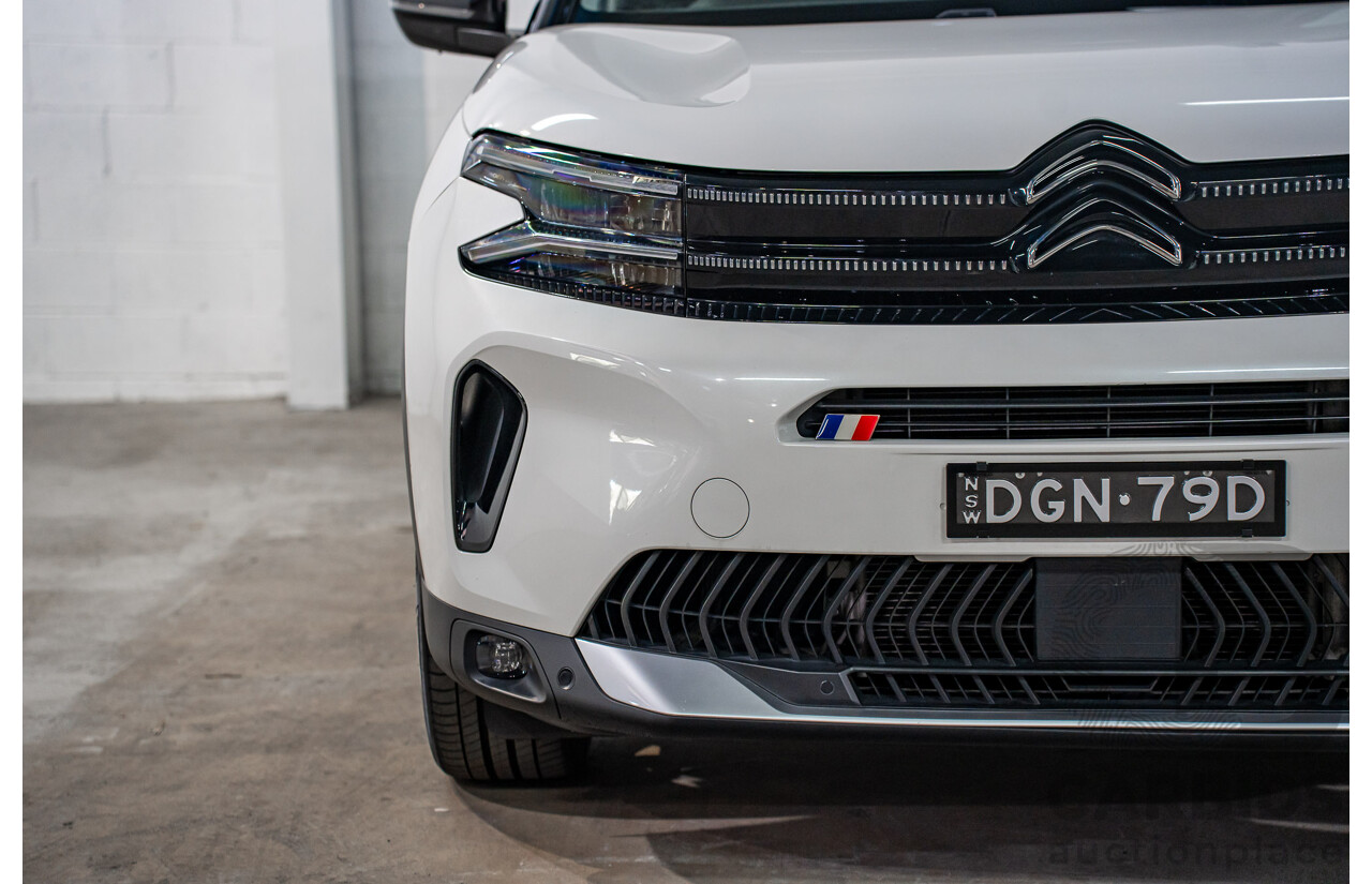 04/2023 Citroen C5 Aircross Sport 1.6 THP 133 (FWD) C84 MY23 5d Wagon Pearl White Turbo 1.6L