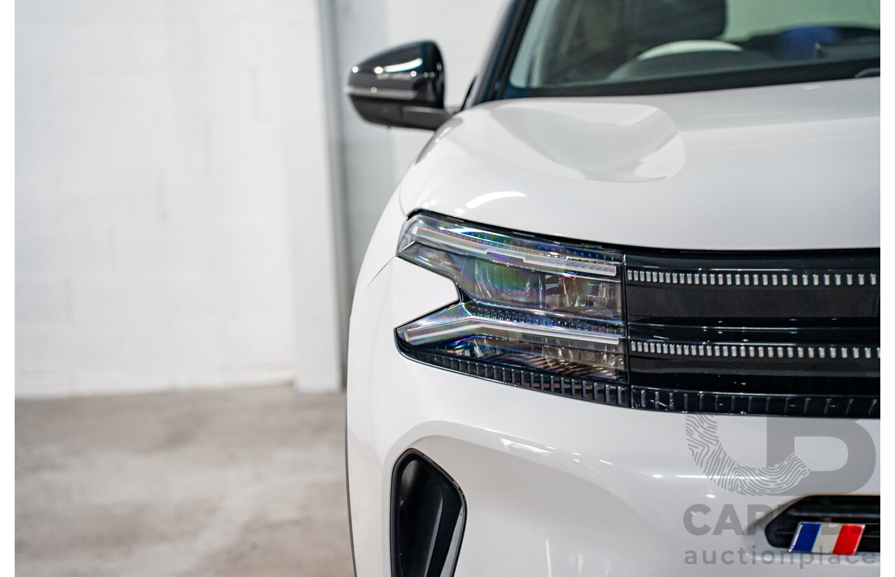 04/2023 Citroen C5 Aircross Sport 1.6 THP 133 (FWD) C84 MY23 5d Wagon Pearl White Turbo 1.6L