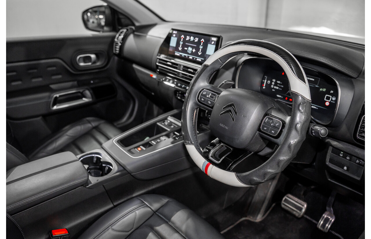 04/2023 Citroen C5 Aircross Sport 1.6 THP 133 (FWD) C84 MY23 5d Wagon Pearl White Turbo 1.6L