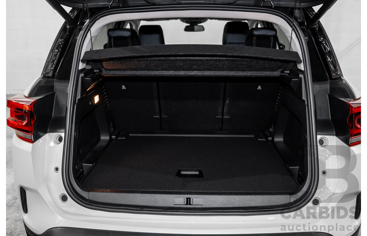 04/2023 Citroen C5 Aircross Sport 1.6 THP 133 (FWD) C84 MY23 5d Wagon Pearl White Turbo 1.6L