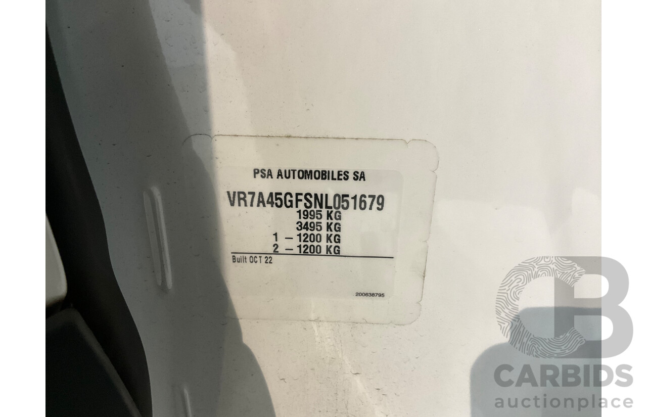 04/2023 Citroen C5 Aircross Sport 1.6 THP 133 (FWD) C84 MY23 5d Wagon Pearl White Turbo 1.6L