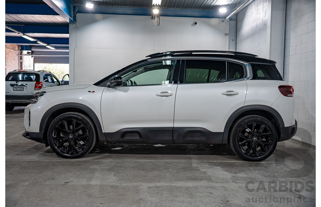 04/2023 Citroen C5 Aircross Sport 1.6 THP 133 (FWD) C84 MY23 5d Wagon Pearl White Turbo 1.6L