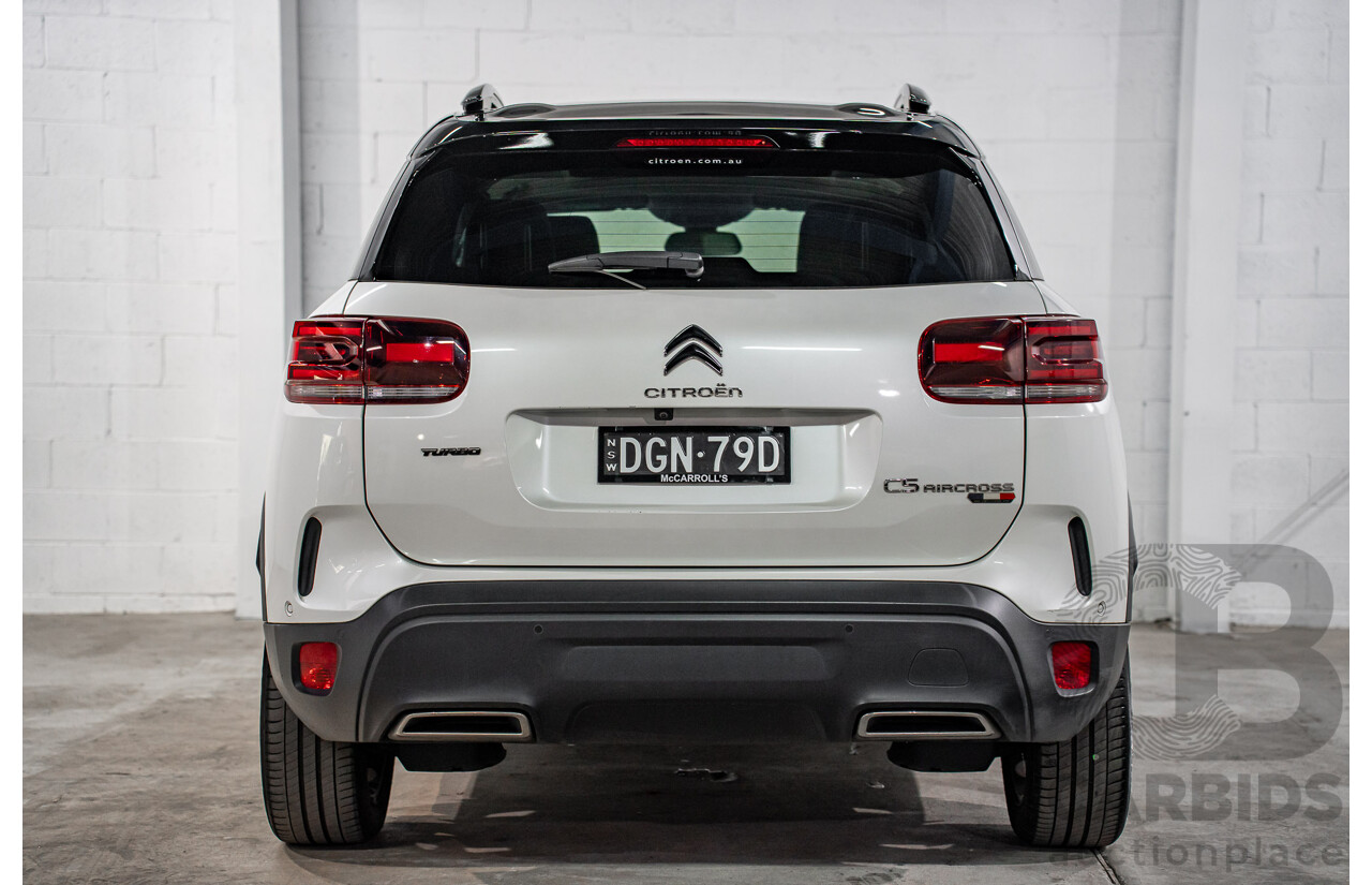 04/2023 Citroen C5 Aircross Sport 1.6 THP 133 (FWD) C84 MY23 5d Wagon Pearl White Turbo 1.6L