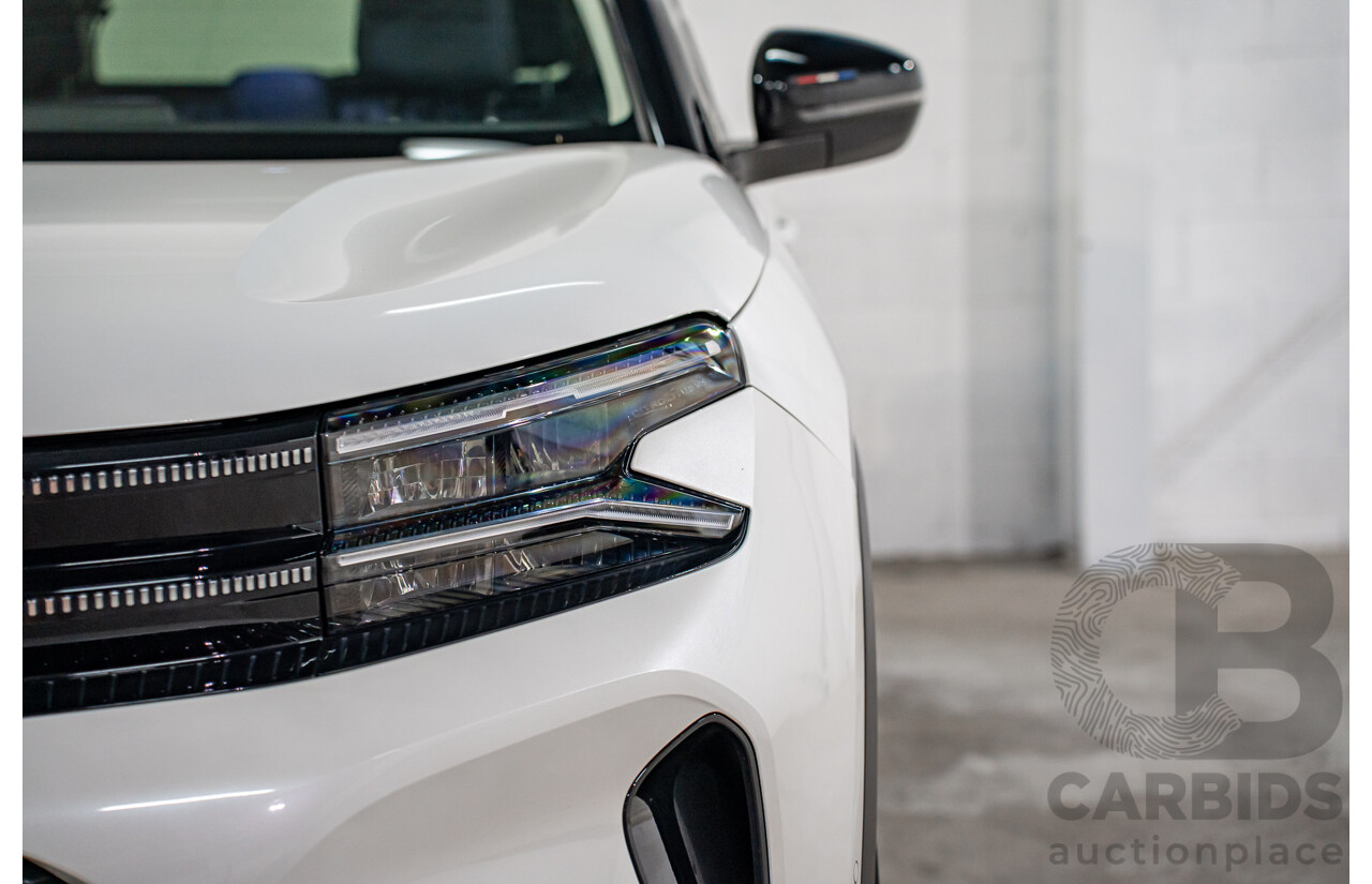 04/2023 Citroen C5 Aircross Sport 1.6 THP 133 (FWD) C84 MY23 5d Wagon Pearl White Turbo 1.6L