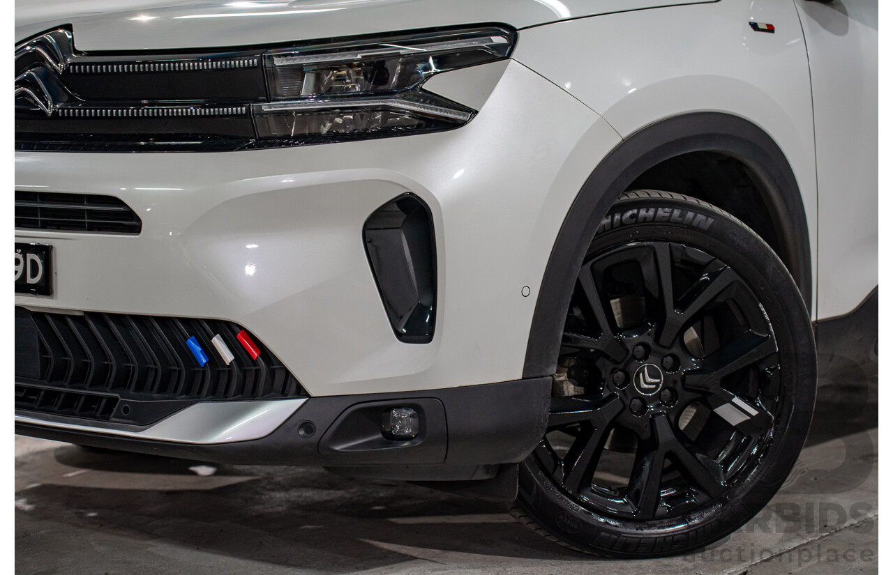 04/2023 Citroen C5 Aircross Sport 1.6 THP 133 (FWD) C84 MY23 5d Wagon Pearl White Turbo 1.6L