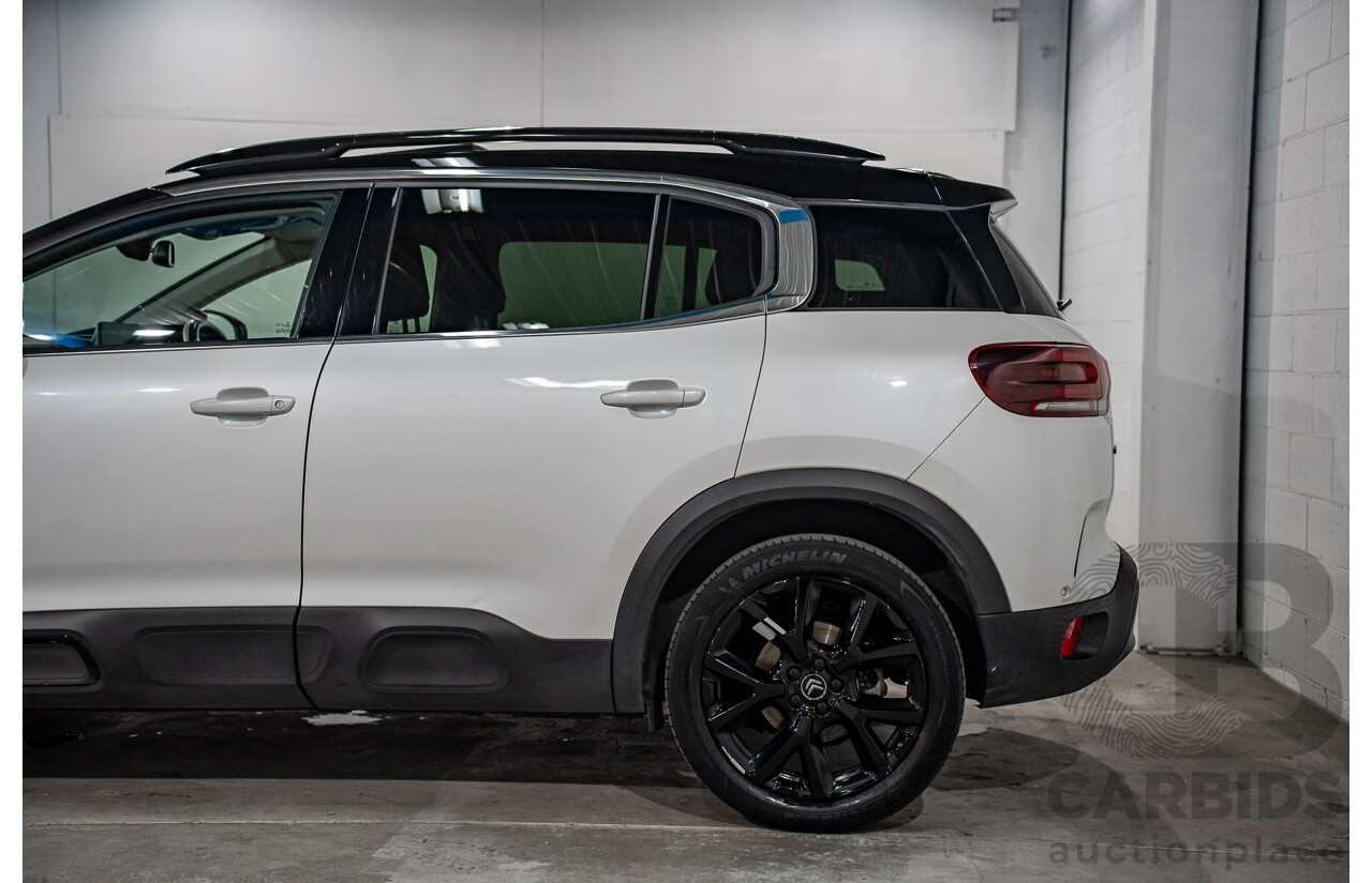 04/2023 Citroen C5 Aircross Sport 1.6 THP 133 (FWD) C84 MY23 5d Wagon Pearl White Turbo 1.6L