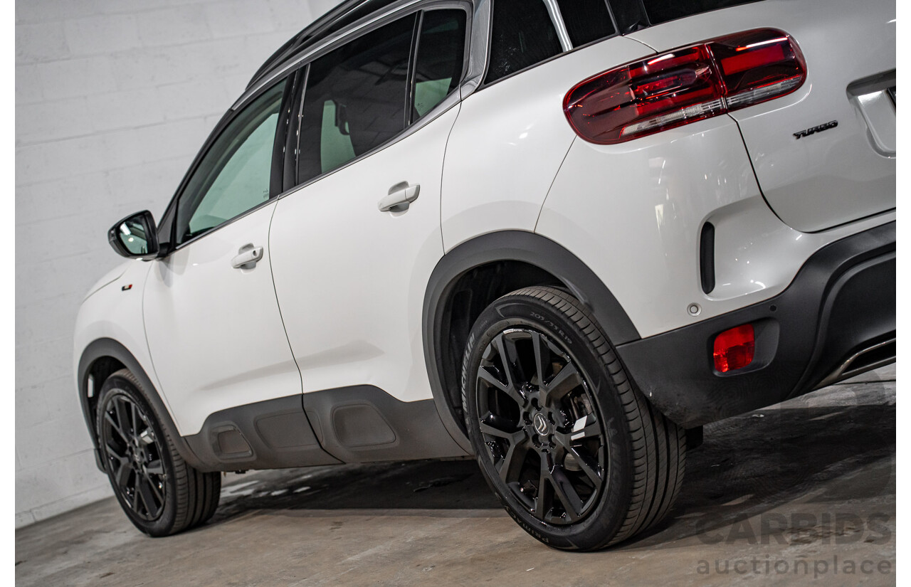 04/2023 Citroen C5 Aircross Sport 1.6 THP 133 (FWD) C84 MY23 5d Wagon Pearl White Turbo 1.6L