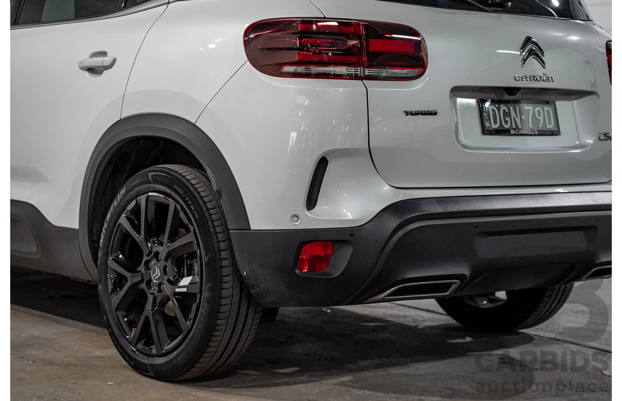 04/2023 Citroen C5 Aircross Sport 1.6 THP 133 (FWD) C84 MY23 5d Wagon Pearl White Turbo 1.6L