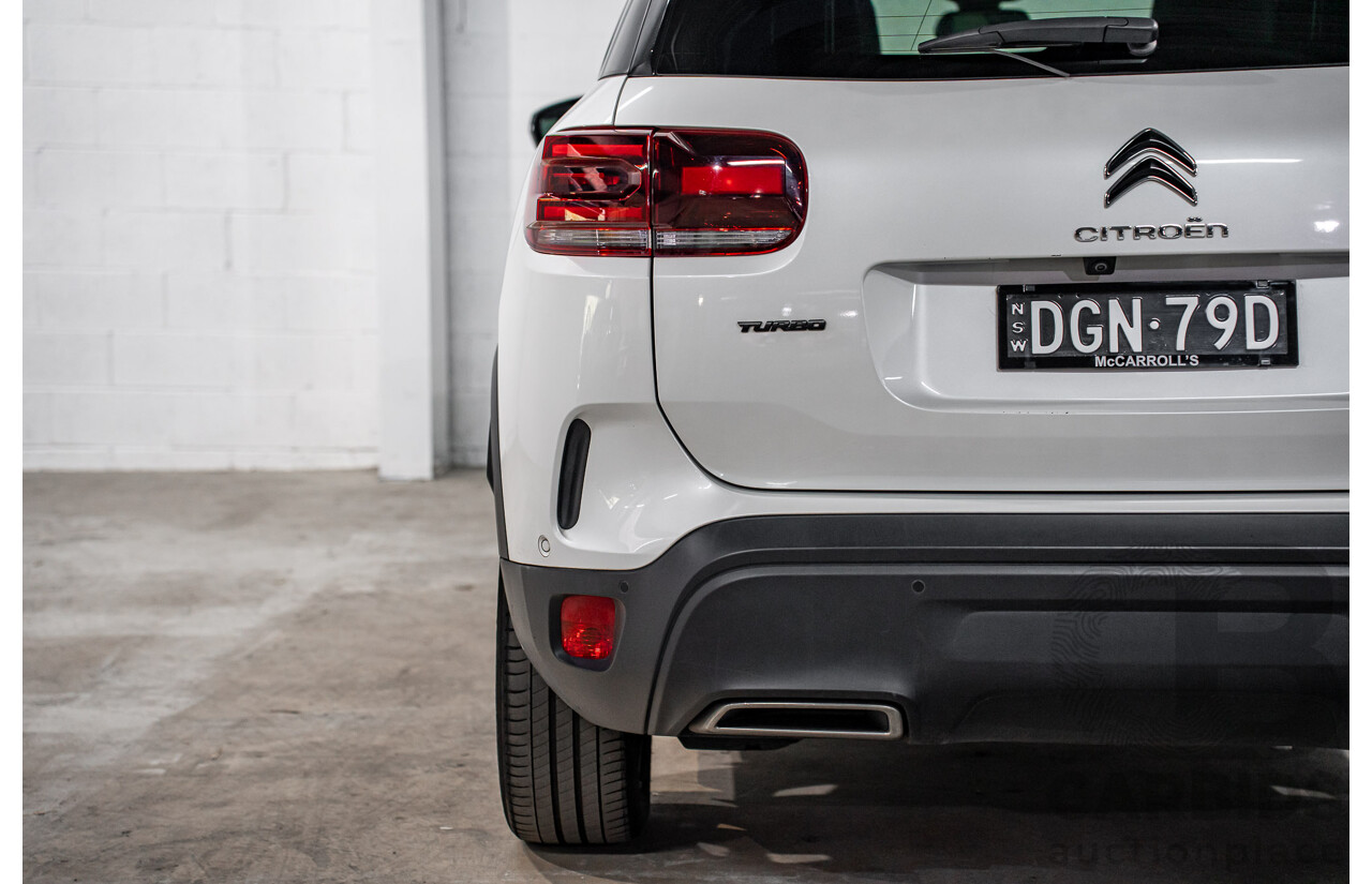 04/2023 Citroen C5 Aircross Sport 1.6 THP 133 (FWD) C84 MY23 5d Wagon Pearl White Turbo 1.6L