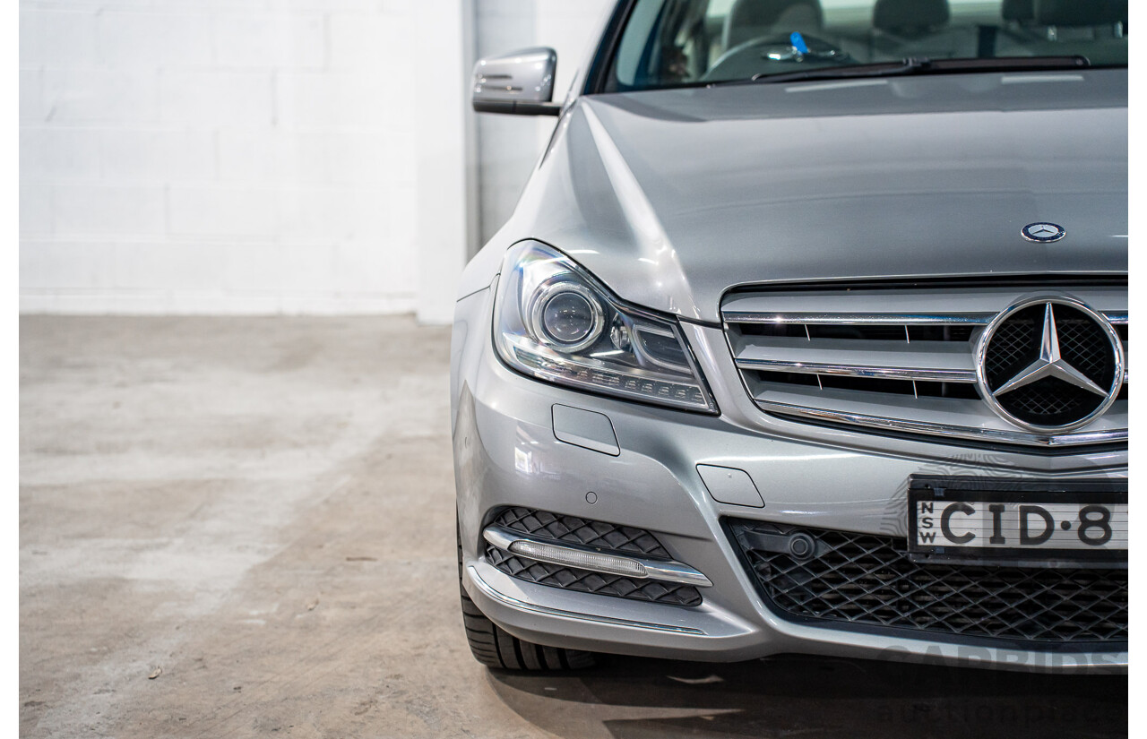 6/2012 Mercedes-Benz C250 CDI Avantgarde BE W204 MY12 4d Sedan Palladium Silver Metallic Turbo 2.1L