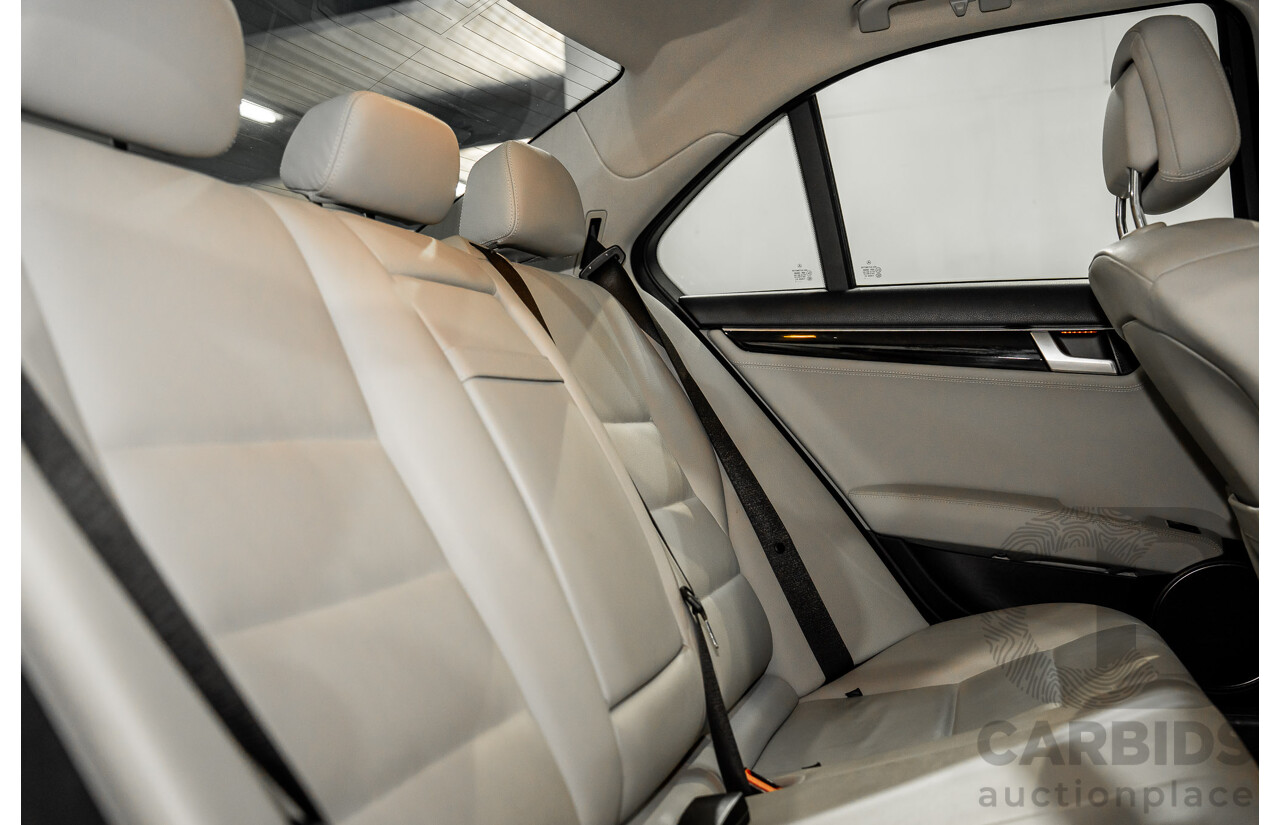 6/2012 Mercedes-Benz C250 CDI Avantgarde BE W204 MY12 4d Sedan Palladium Silver Metallic Turbo 2.1L