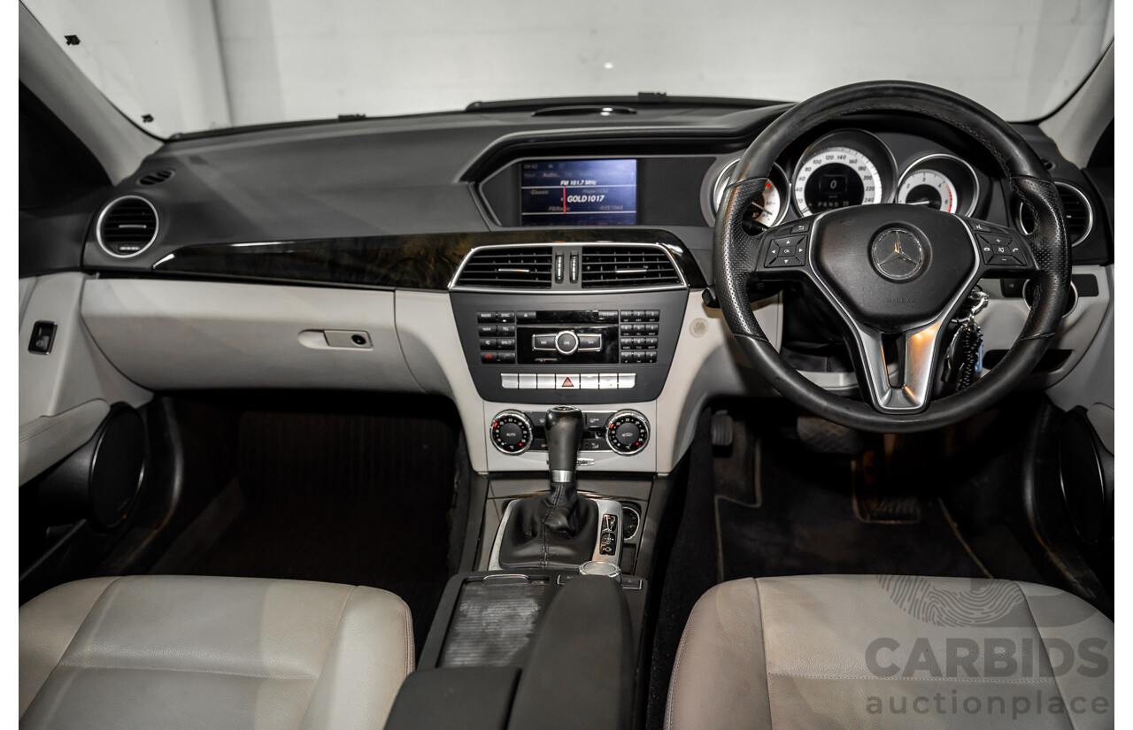 6/2012 Mercedes-Benz C250 CDI Avantgarde BE W204 MY12 4d Sedan Palladium Silver Metallic Turbo 2.1L