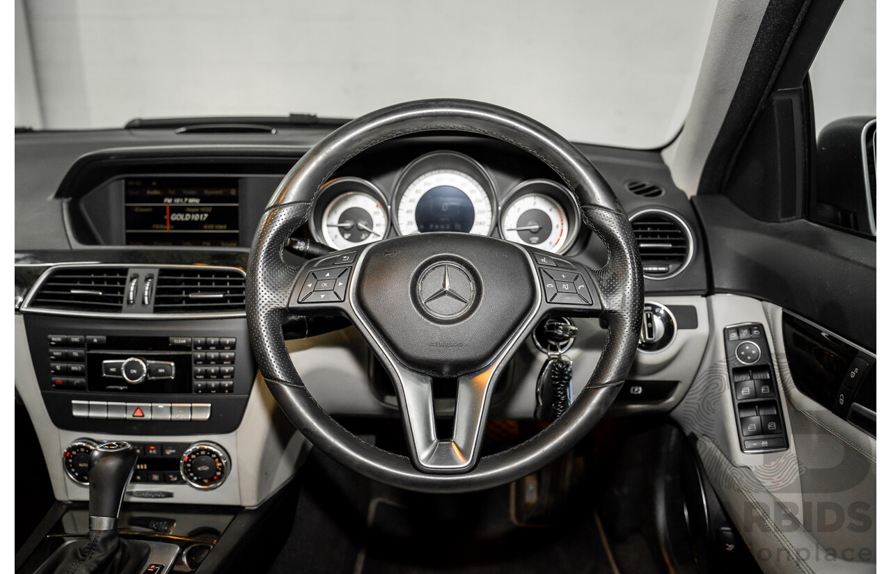 6/2012 Mercedes-Benz C250 CDI Avantgarde BE W204 MY12 4d Sedan Palladium Silver Metallic Turbo 2.1L