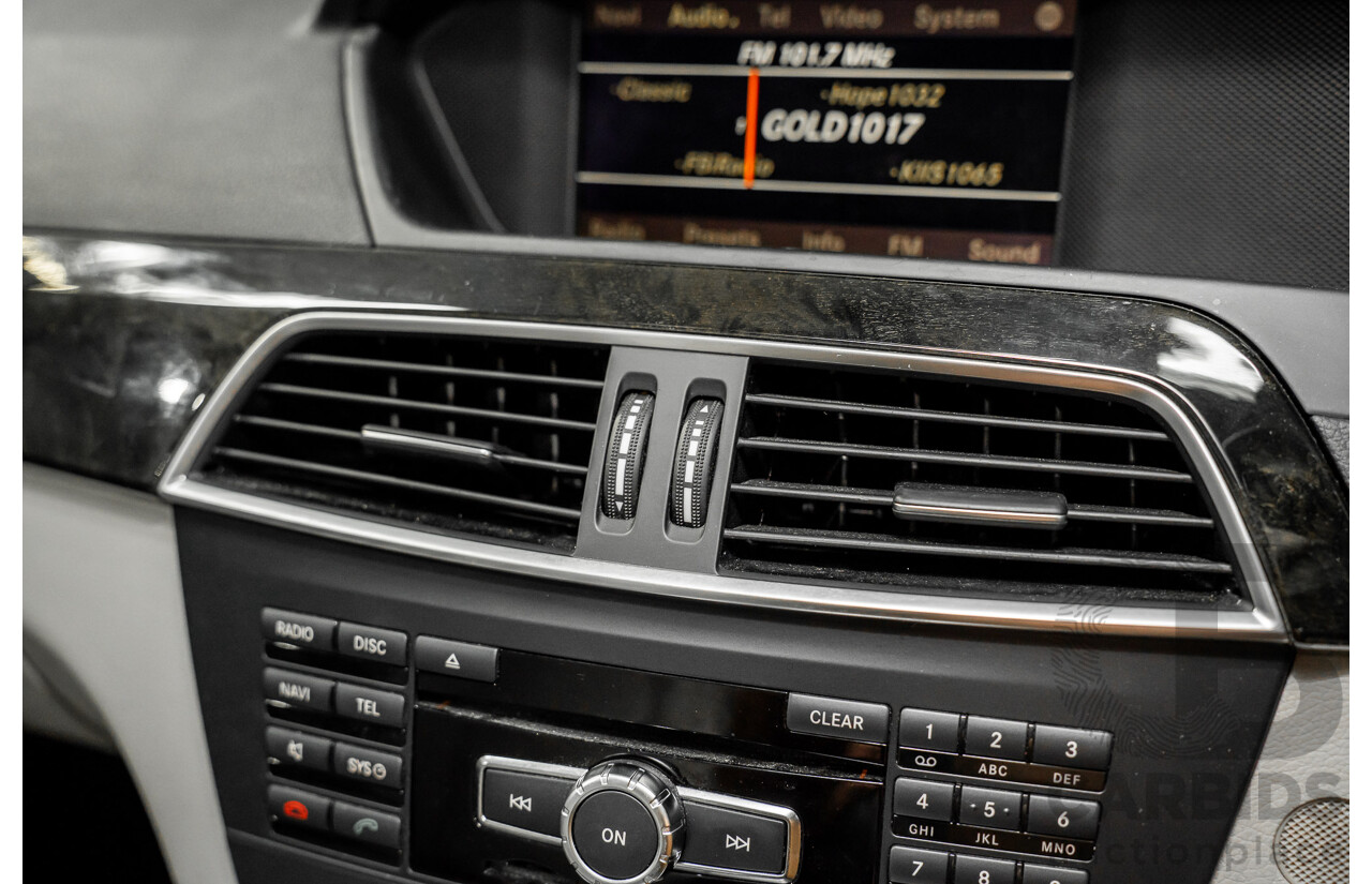 6/2012 Mercedes-Benz C250 CDI Avantgarde BE W204 MY12 4d Sedan Palladium Silver Metallic Turbo 2.1L