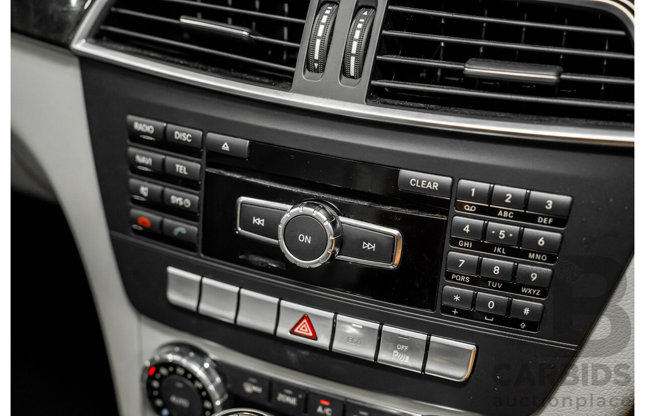 6/2012 Mercedes-Benz C250 CDI Avantgarde BE W204 MY12 4d Sedan Palladium Silver Metallic Turbo 2.1L